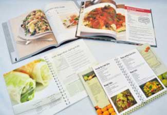 hardcover cookbook printing